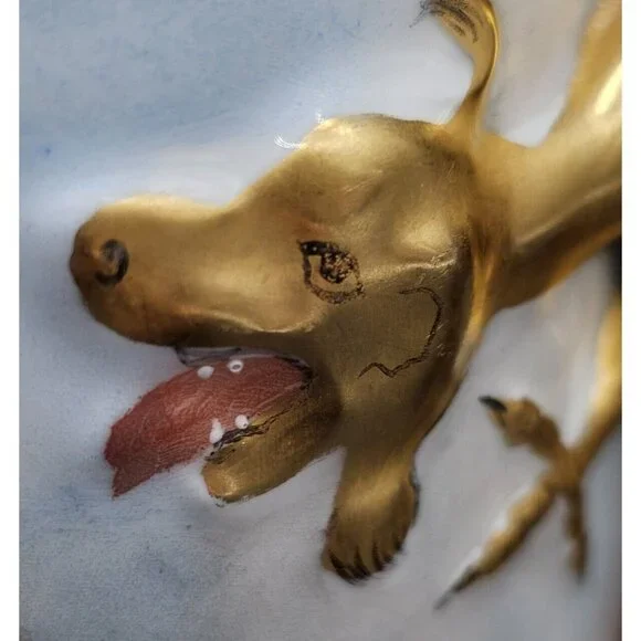 Vintage J.P. Limoges France Friar Monk Priest Drinking, Tankard, Dragon Handle